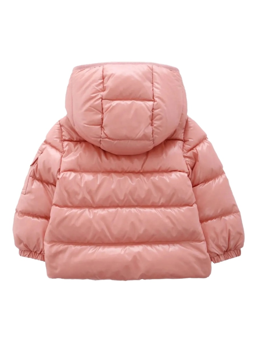 Geaca de iarna Moncler roz din poliamida - Img 2