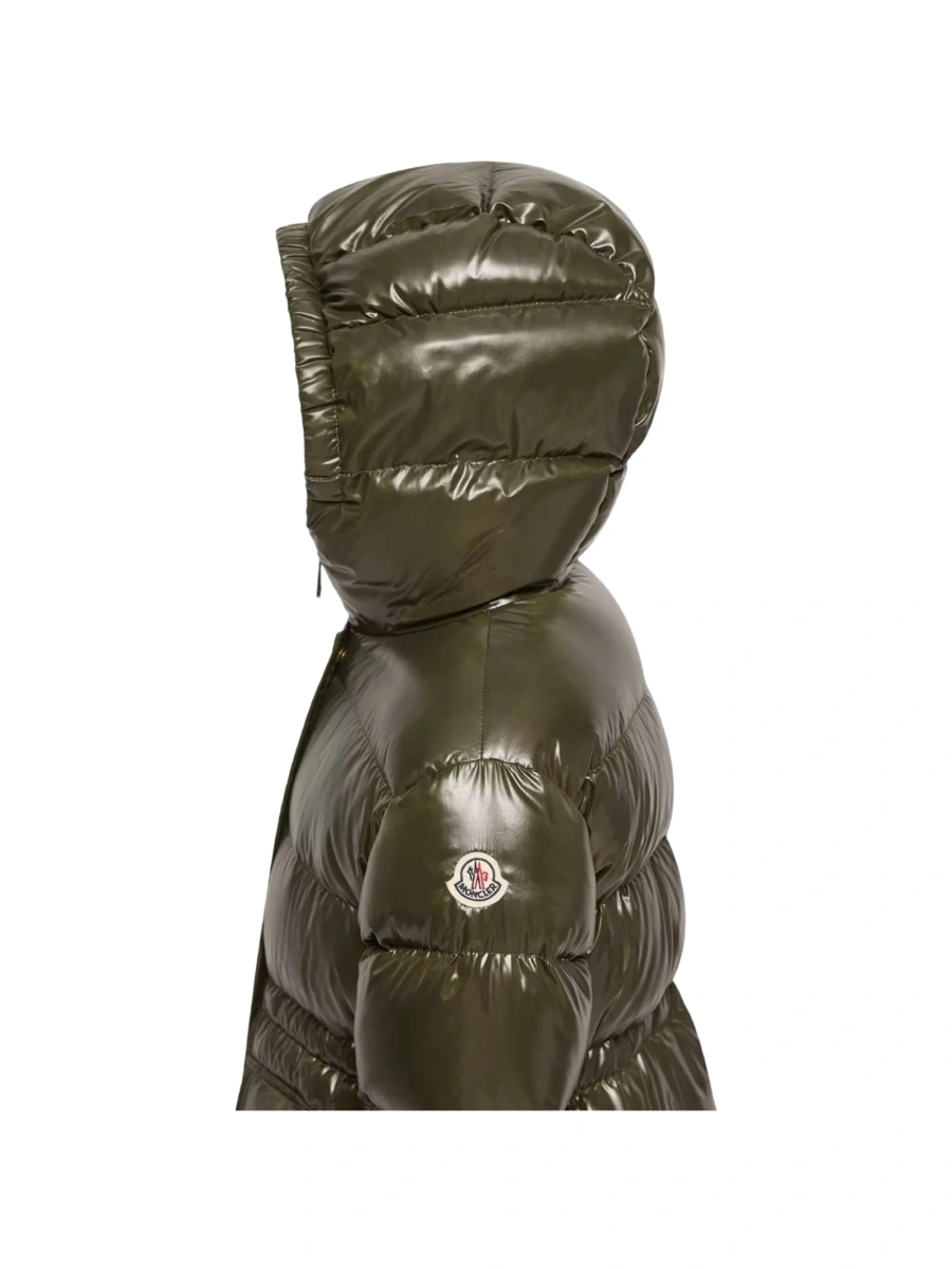 Geaca de iarna Moncler verde din poliamida - Img 4