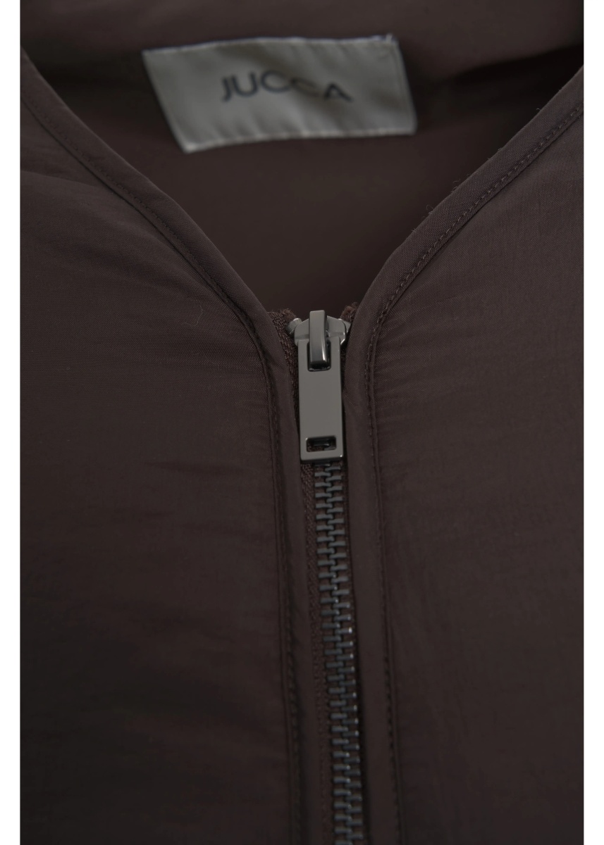 Geaca de Iarna Puffer jacket with balloon sleeves - Img 5