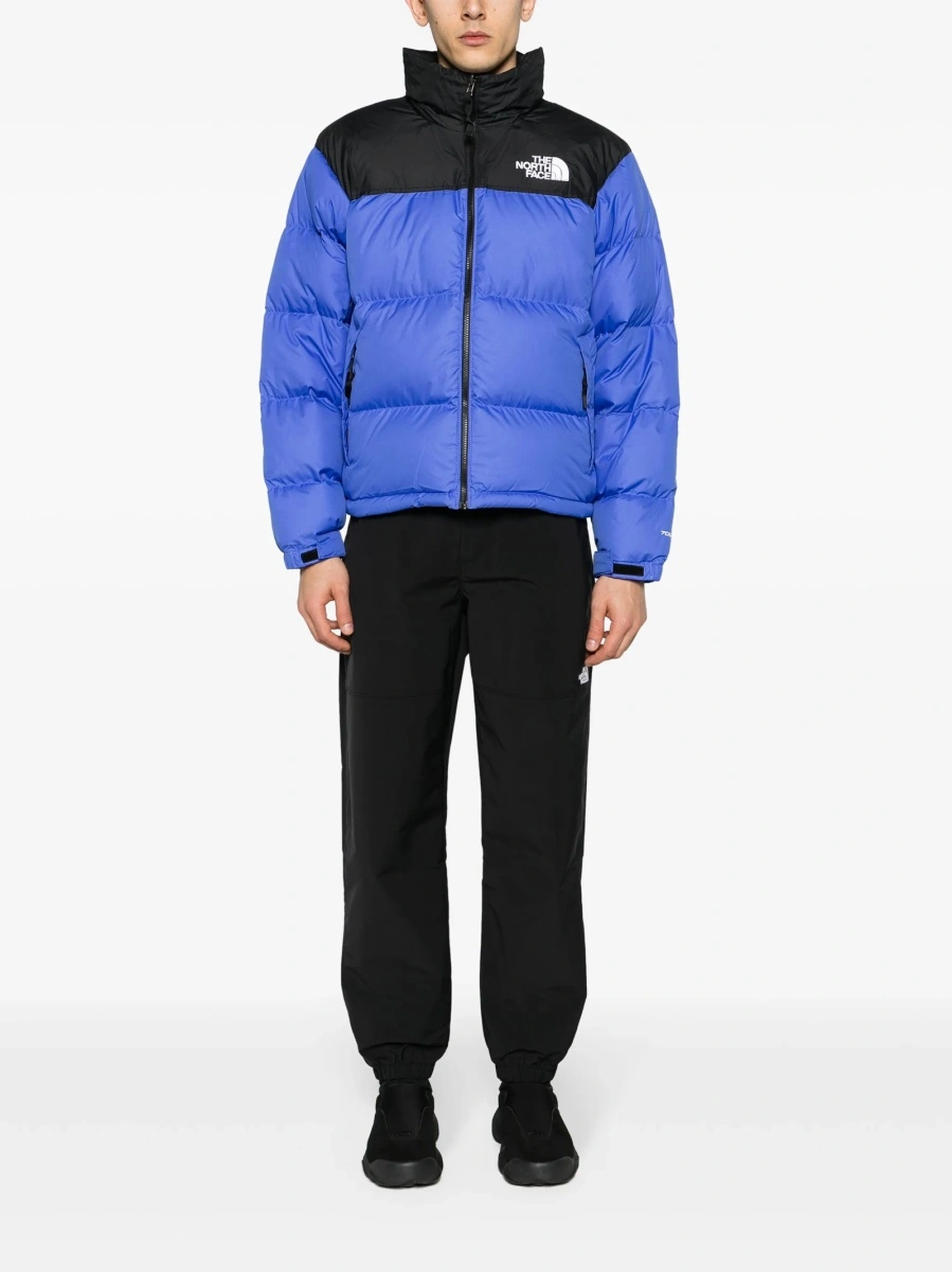 Geaca de iarna The North Face albastra din nylon si polyester - Img 2