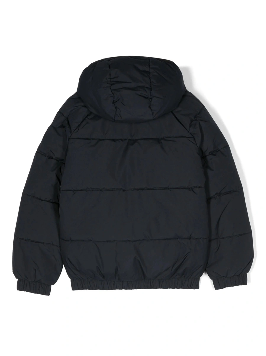 Geaca de iarna Tommy Hilfiger albastra din polyester - Img 2