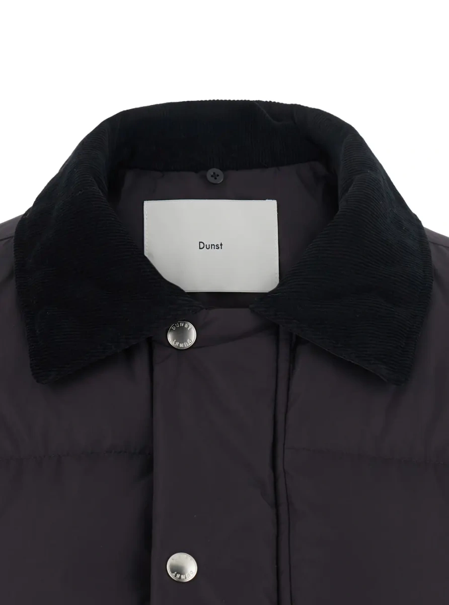 Geaca de Iarna Unisex Down Jacket with Leather Collar and Front Closure - Img 4