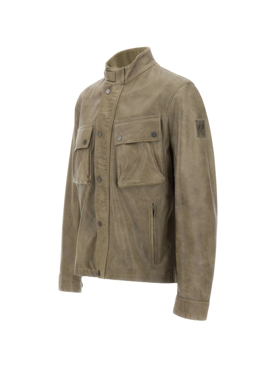 Geaca de piele Belstaff neutra din piele - Img 5