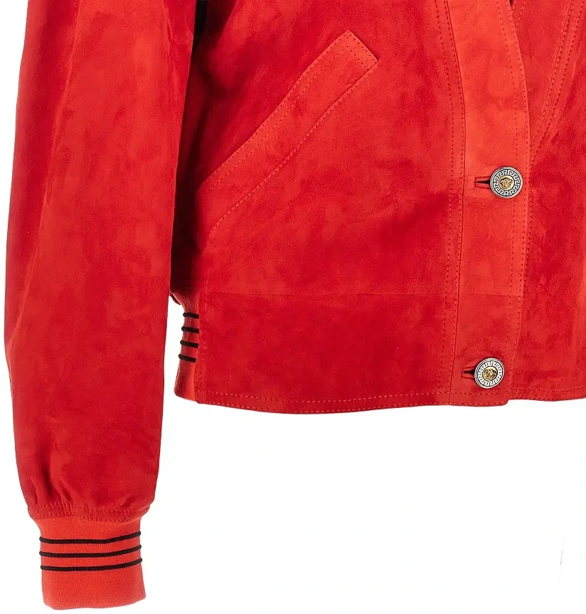 Geaca de Piele Suede leather cardigan - Img 2