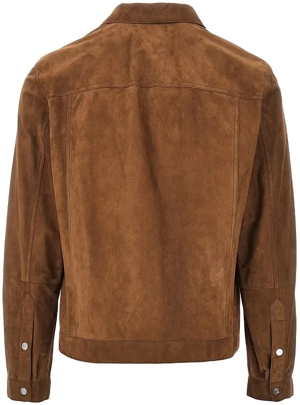 Geaca de Piele Suede leather jacket - Img 3