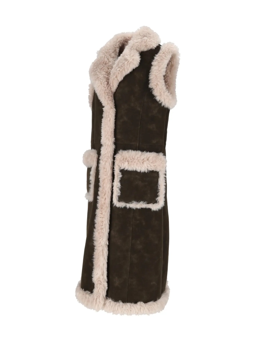 Geaca de Piele WOMAN FAKE FUR WAISTCOAT - Img 2