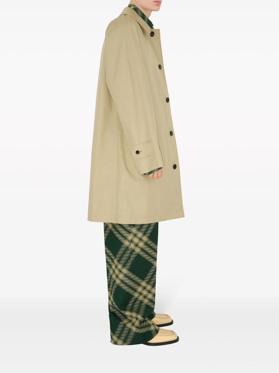 Geaca de ploaie Burberry neutra din corn si bumbac - Img 3