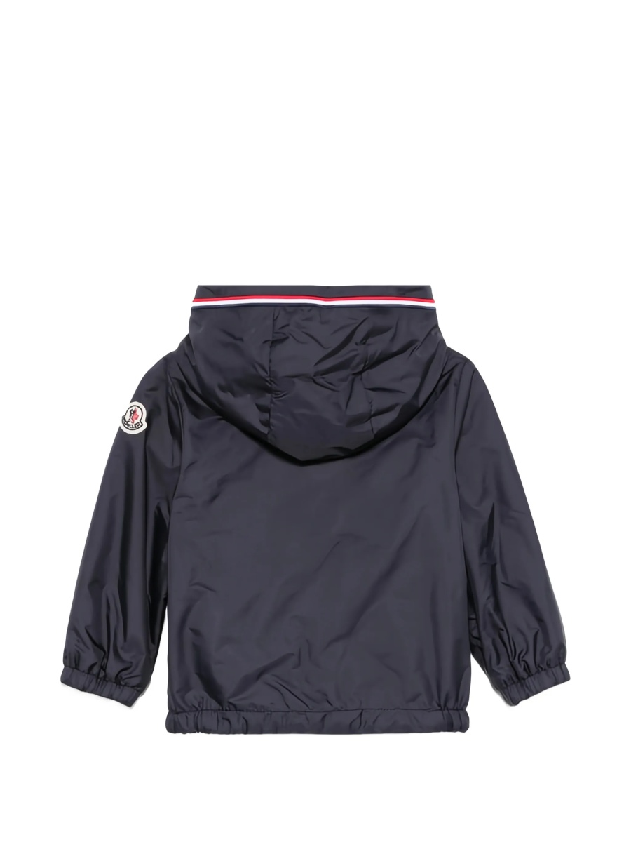 Geaca de ploaie Moncler albastra din poliamida si nylon - Img 2