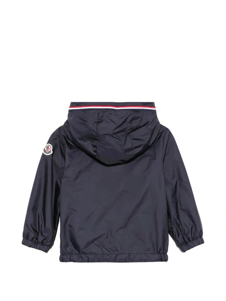 Geaca de ploaie Moncler albastra din poliamida si nylon - Img 2