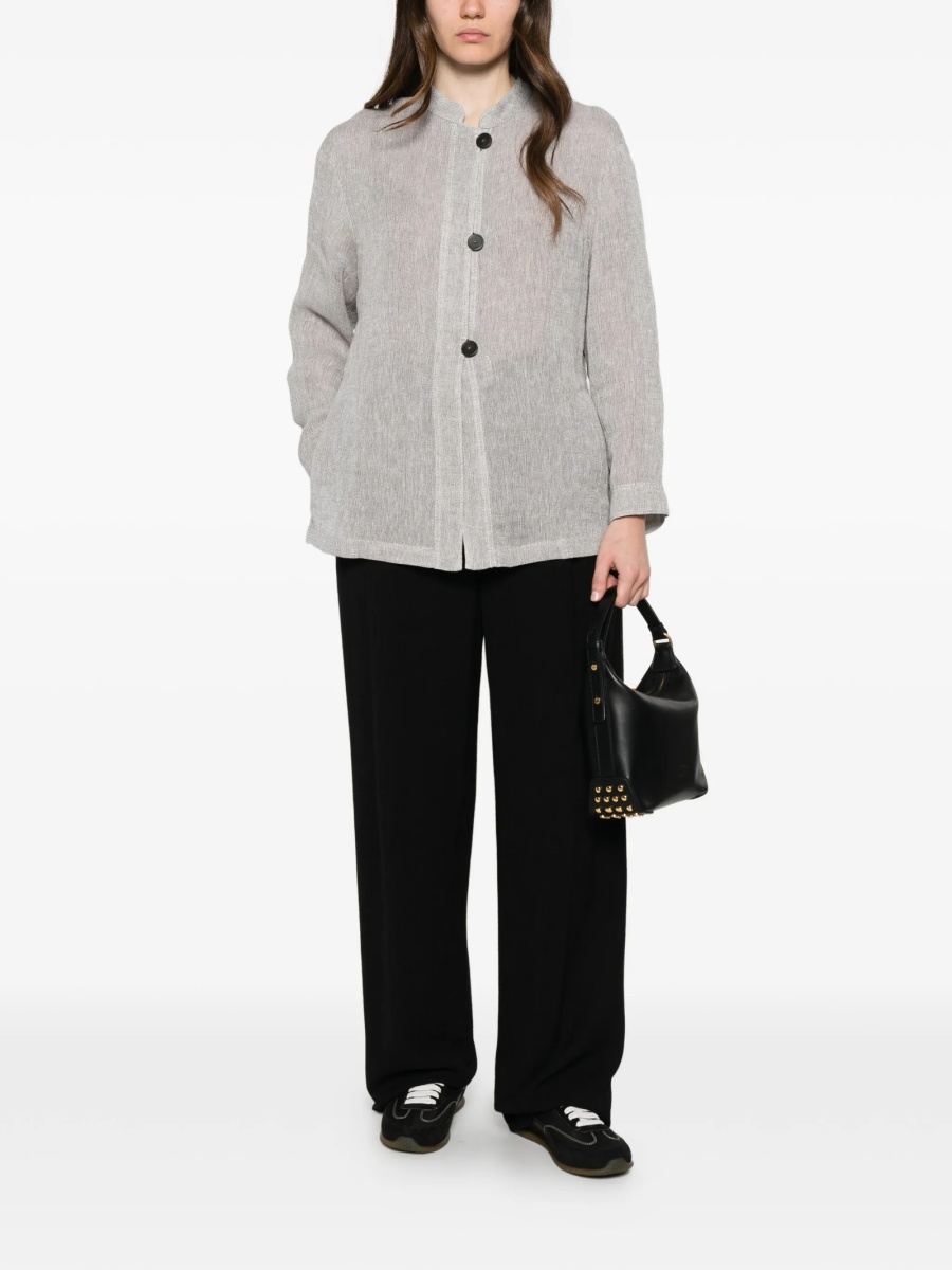 Geaca Oversize Emporio Armani gri - Img 2