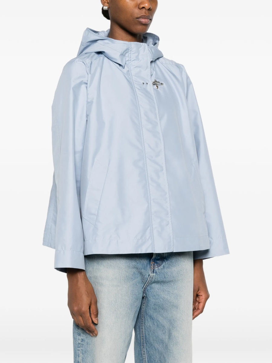 Geaca Oversize Fay albastra din polyester - Img 3
