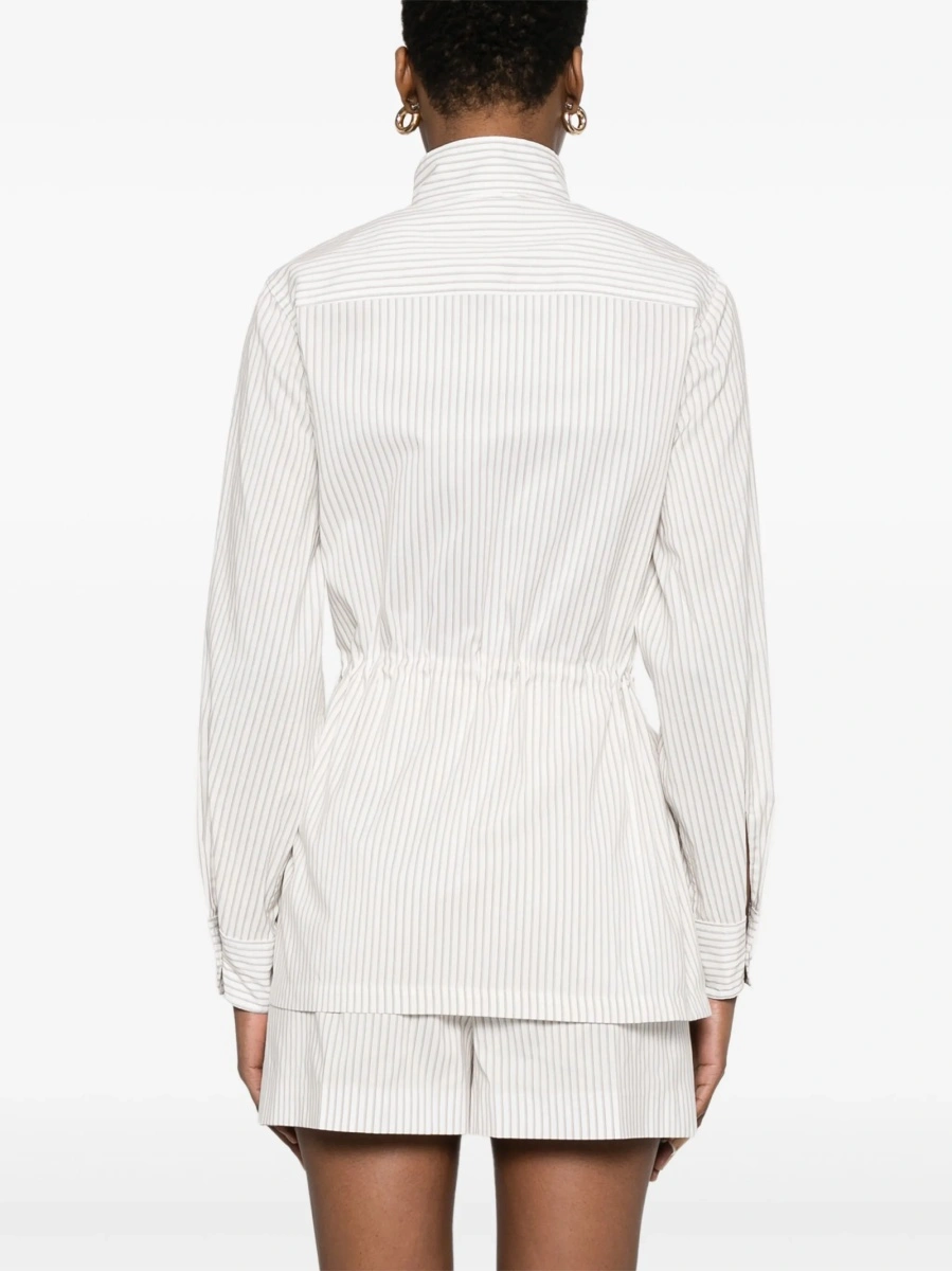 Geaca Oversize Fendi alba - Img 4