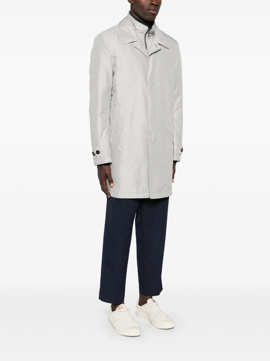 Geaca Parka Fay gri din polyester - Img 3