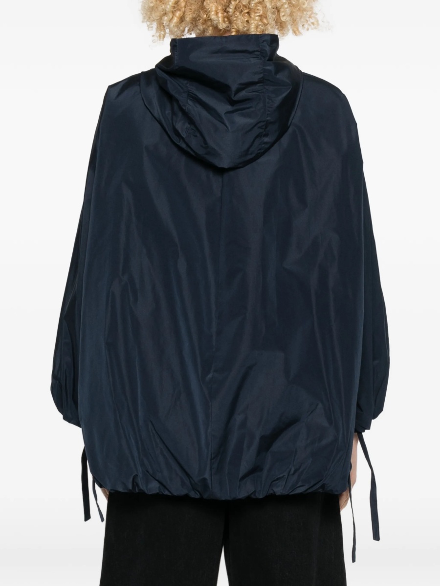 Geaca Parka Max Mara albastra din polyester - Img 4