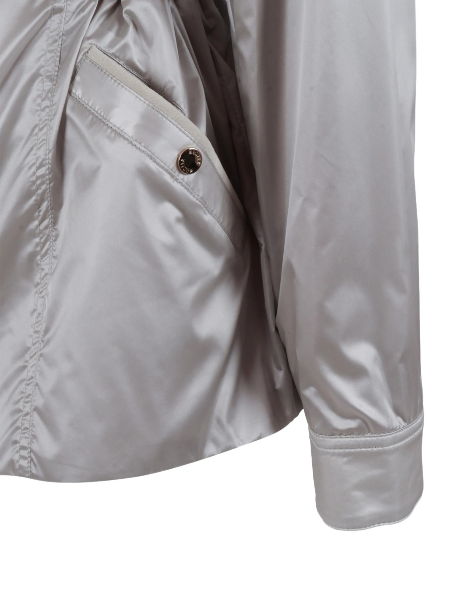 Geaca Parka Moorer gri din polyester - Img 3