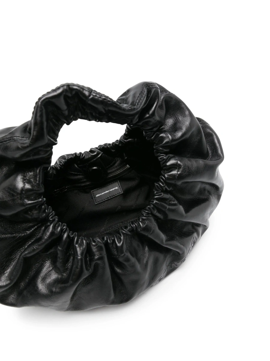 Geanta de mana Alexander Wang neagra din piele - Img 5
