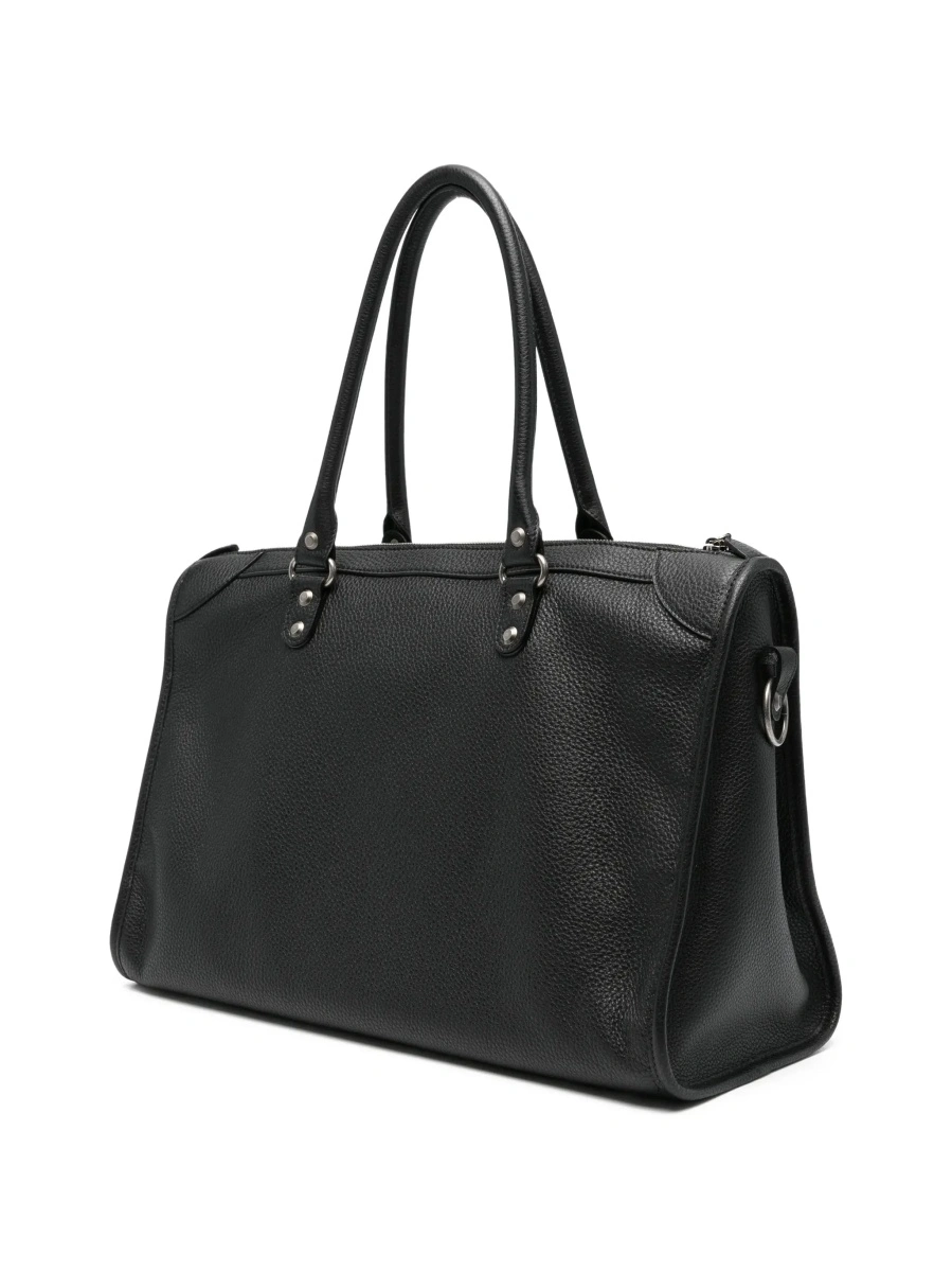 Geanta de mana Balenciaga 'City' neagra din piele 'Le City' - Img 5