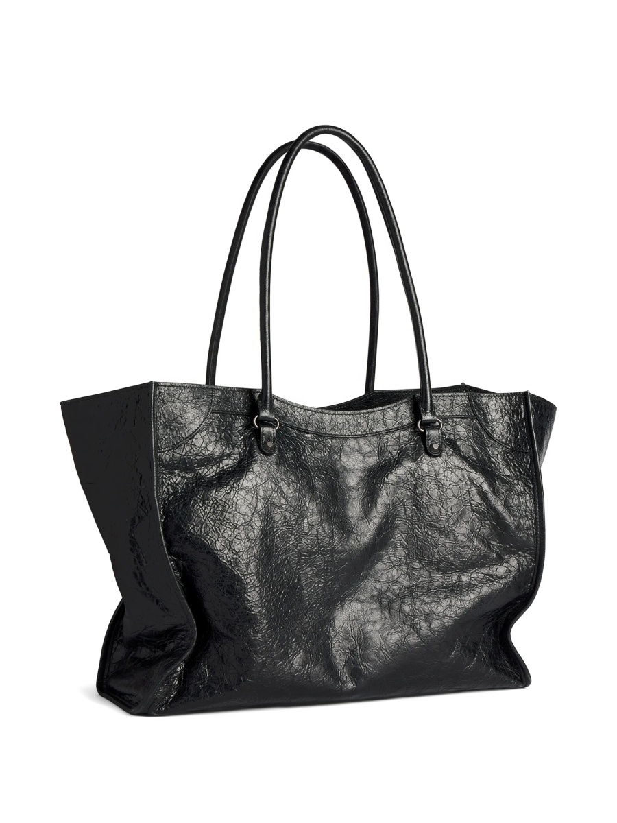 Geanta de mana Balenciaga neagra din piele - Img 2
