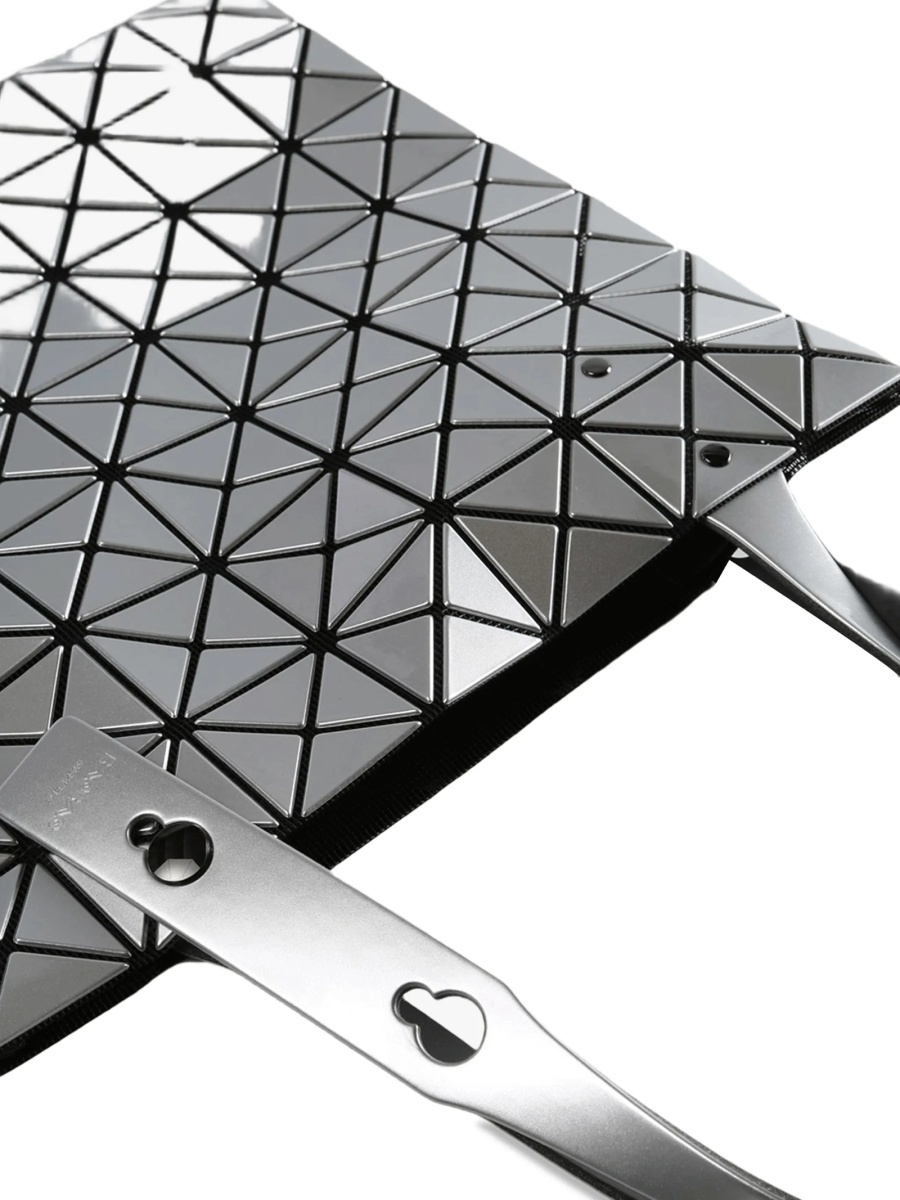 Geanta de mana BAO BAO ISSEY MIYAKE argintie din pvc - Img 3