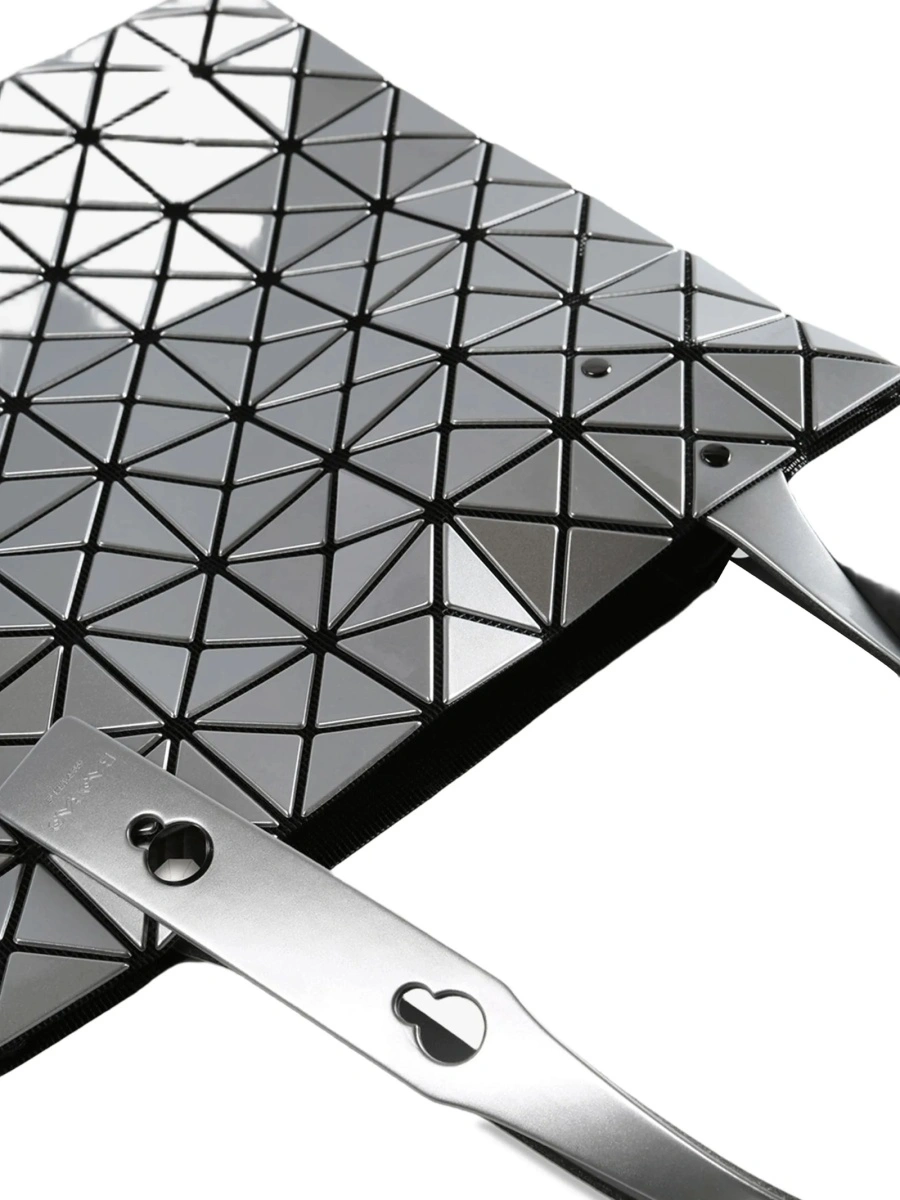 Geanta de mana BAO BAO ISSEY MIYAKE argintie din pvc - Img 3