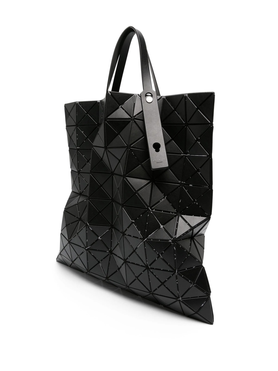 Geanta de mana BAO BAO ISSEY MIYAKE neagra din pvc si piele eco - Img 3