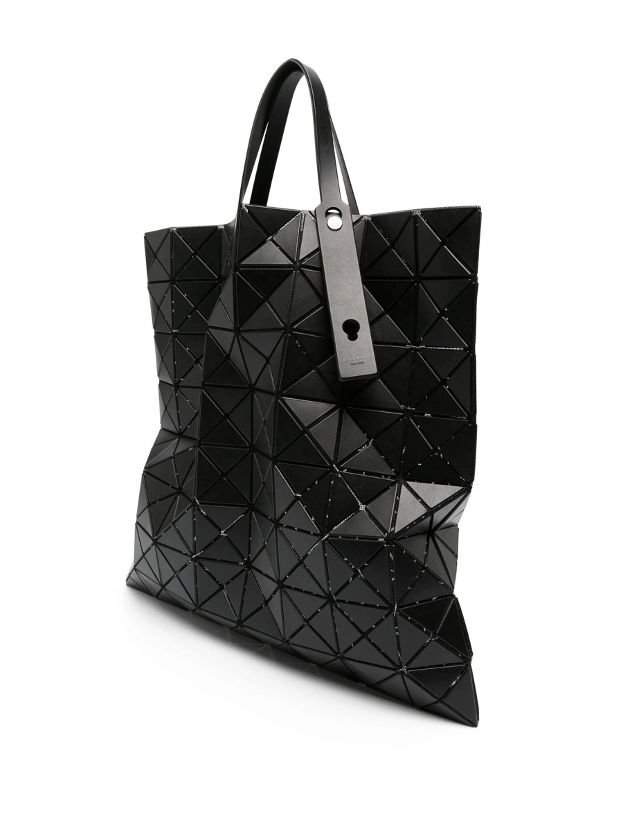 Geanta de mana BAO BAO ISSEY MIYAKE neagra din pvc si piele eco - Img 3