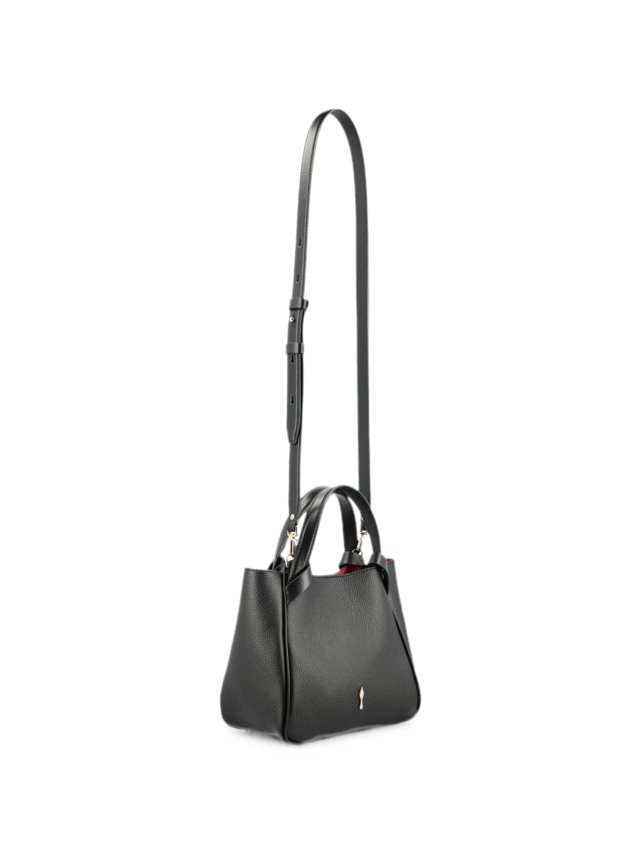 Geanta de mana Christian Louboutin neagra din piele - Img 3