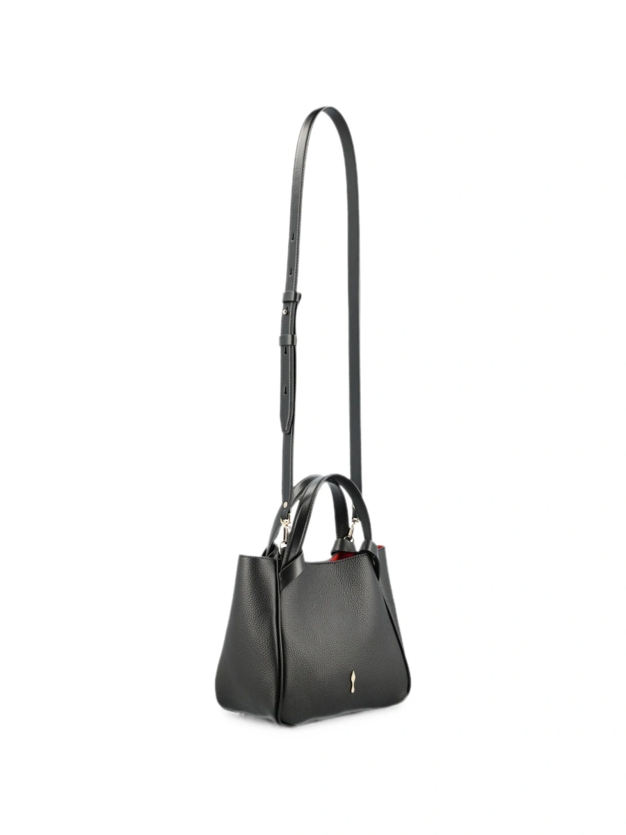 Geanta de mana Christian Louboutin neagra din piele - Img 3