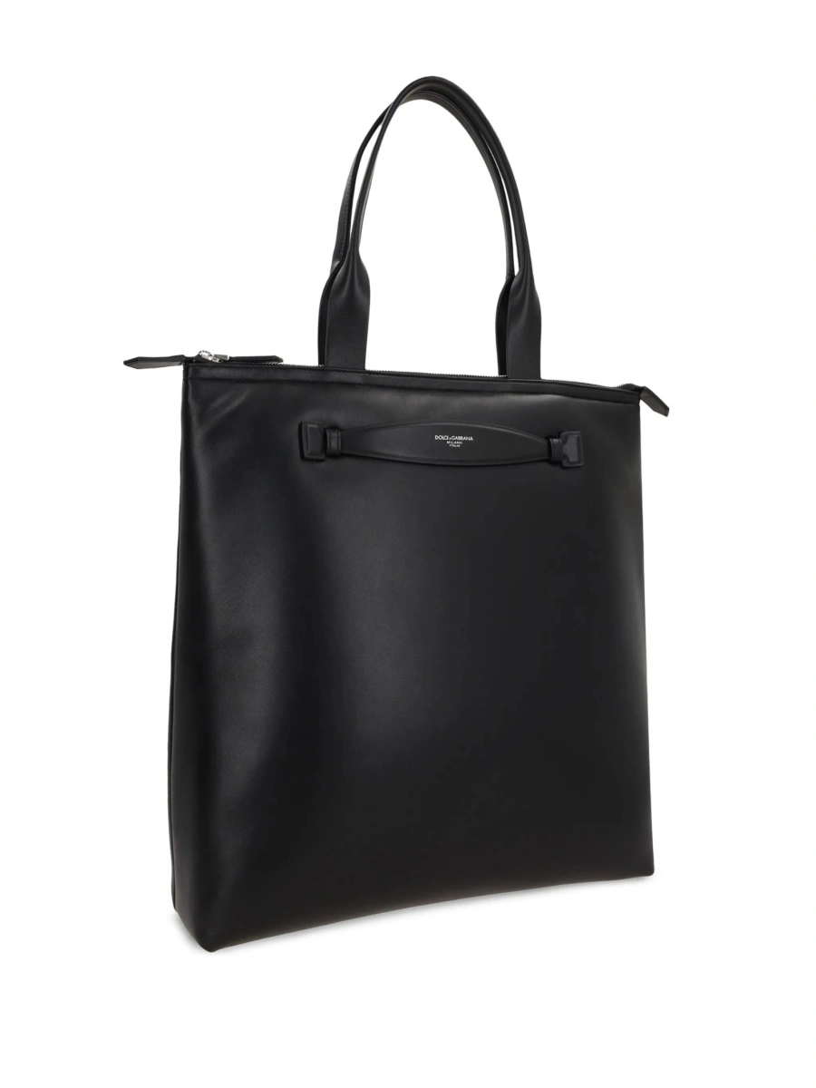 Geanta de mana Dolce &amp; Gabbana neagra din piele - Img 3