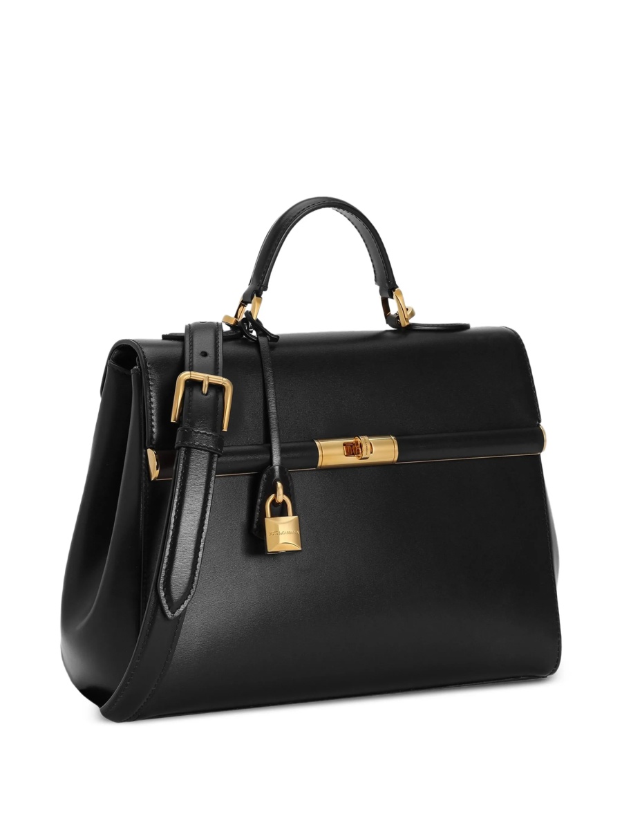Geanta de mana Dolce &amp; Gabbana neagra din piele - Img 4