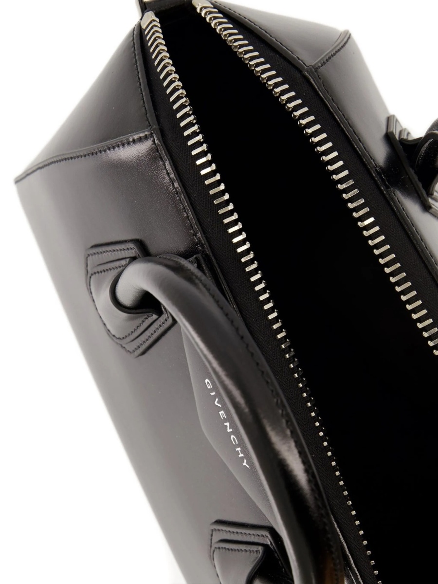 Geanta de mana Givenchy antigona neagra din piele - Img 4