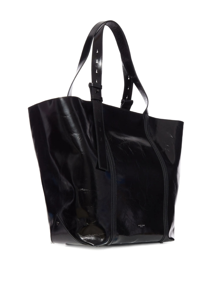 Geanta de mana Golden Goose neagra din piele - Img 2