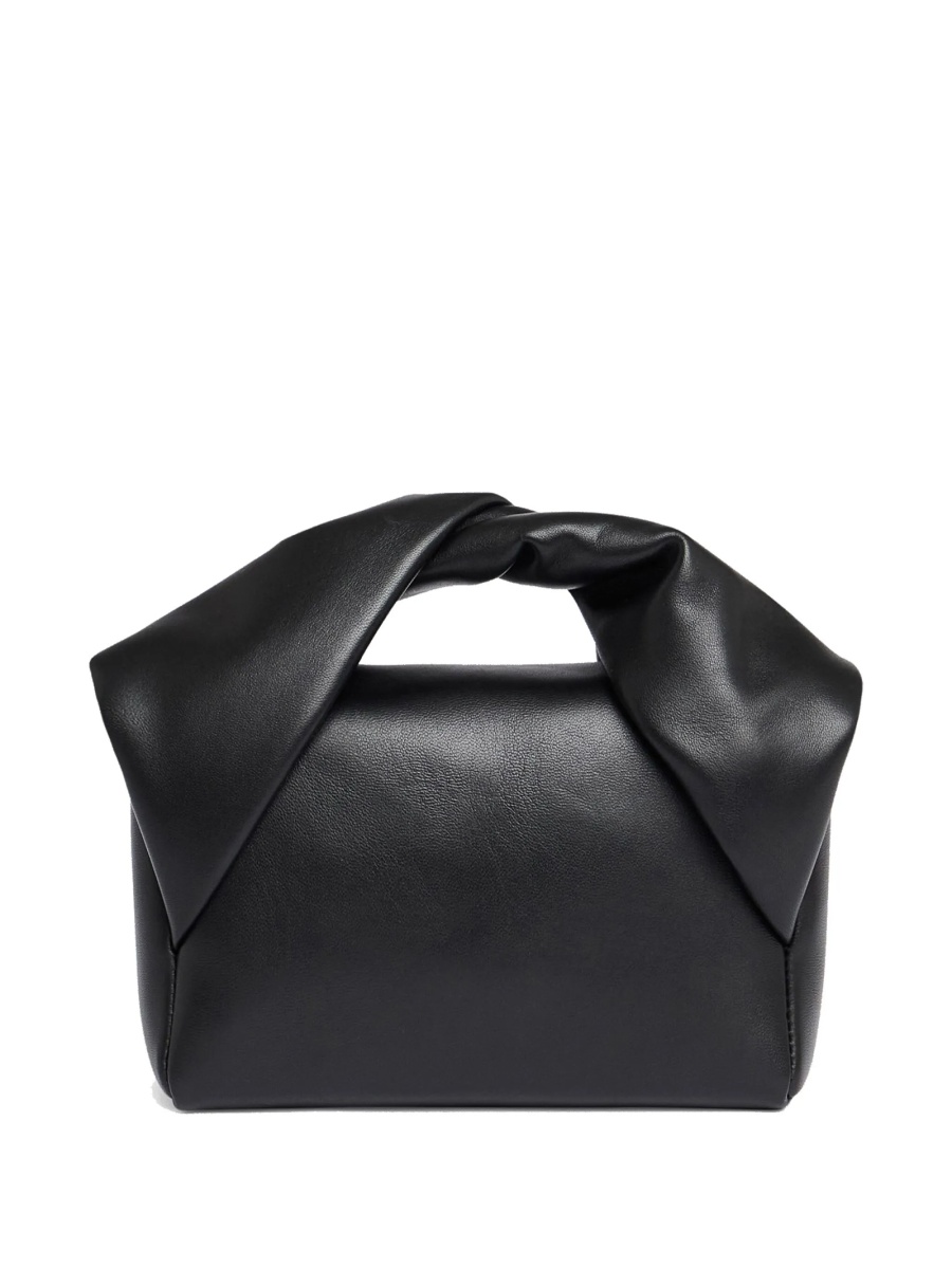 Geanta de mana JW Anderson neagra din zamak si piele - Img 2