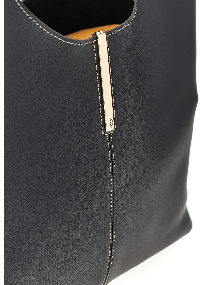 Geanta de mana Leather small Tote shopping bag - Img 4