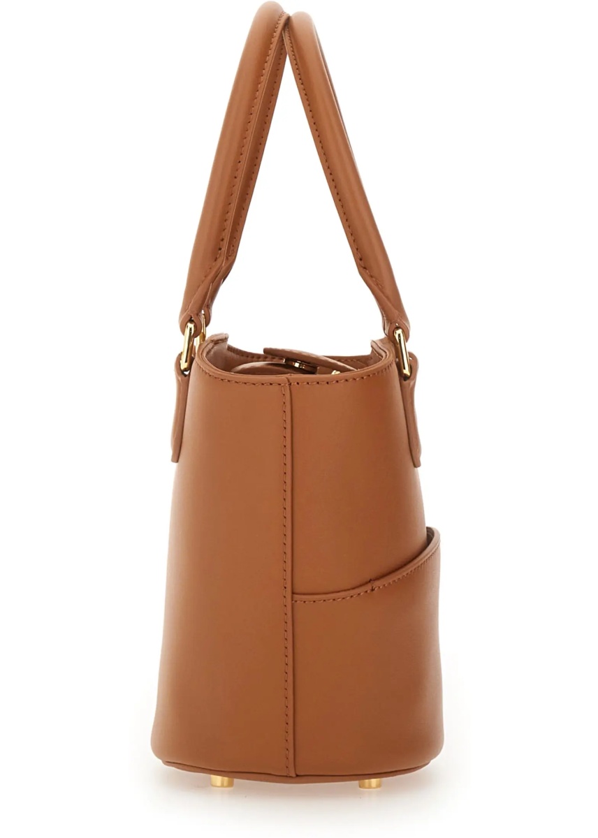 Geanta de mana Leather Tote Bag With Charm - Img 4