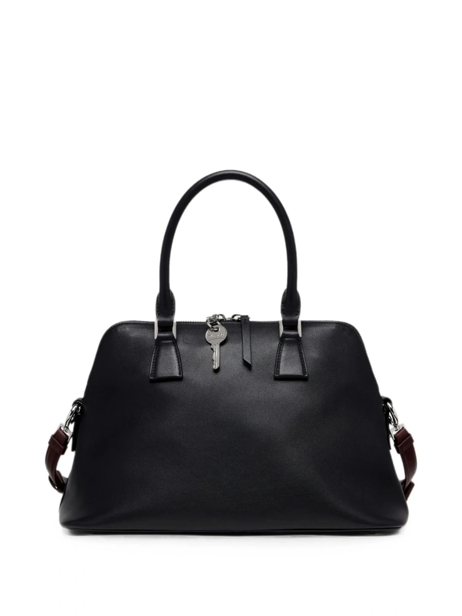 Geanta de mana Maison Margiela neagra din piele - Img 5
