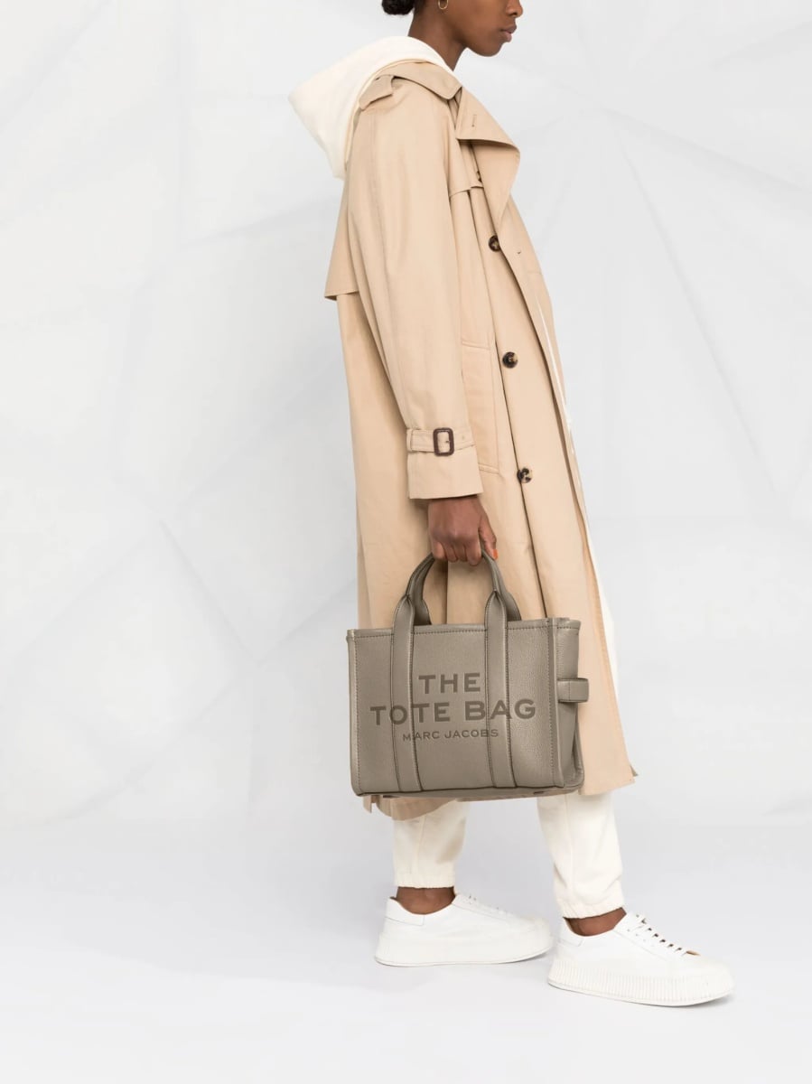 Geanta de mana Marc Jacobs maro din piele - Img 2