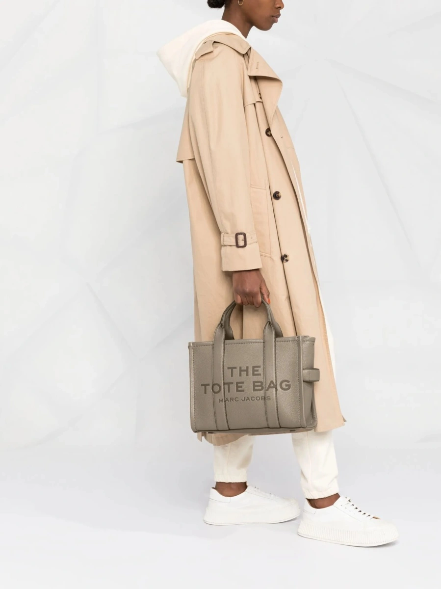 Geanta de mana Marc Jacobs maro din piele - Img 2