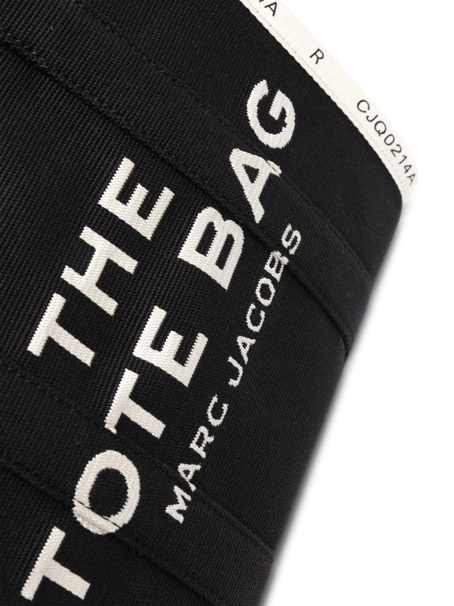 Geanta de mana Marc Jacobs neagra din bumbac si polyester - Img 4