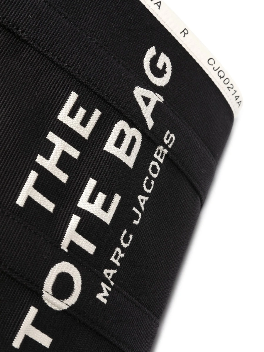 Geanta de mana Marc Jacobs neagra din bumbac si polyester - Img 4