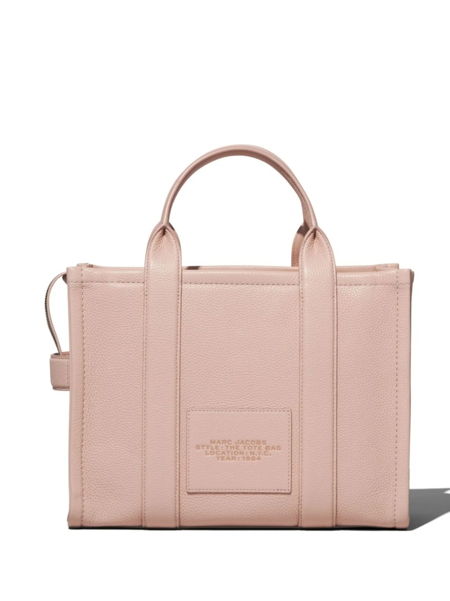 Geanta de mana Marc Jacobs neutra din piele - Img 5