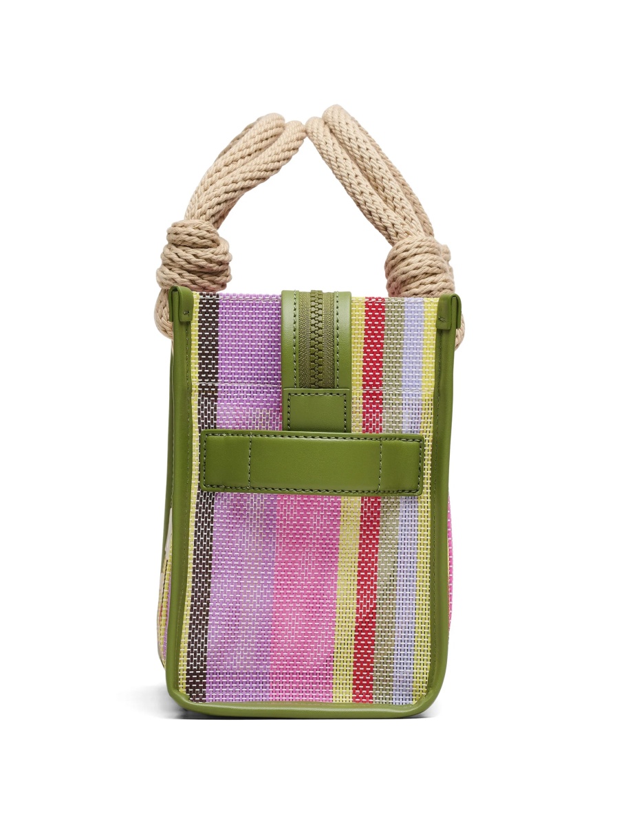Geanta de mana Marc Jacobs verde din pvc si polyester - Img 5