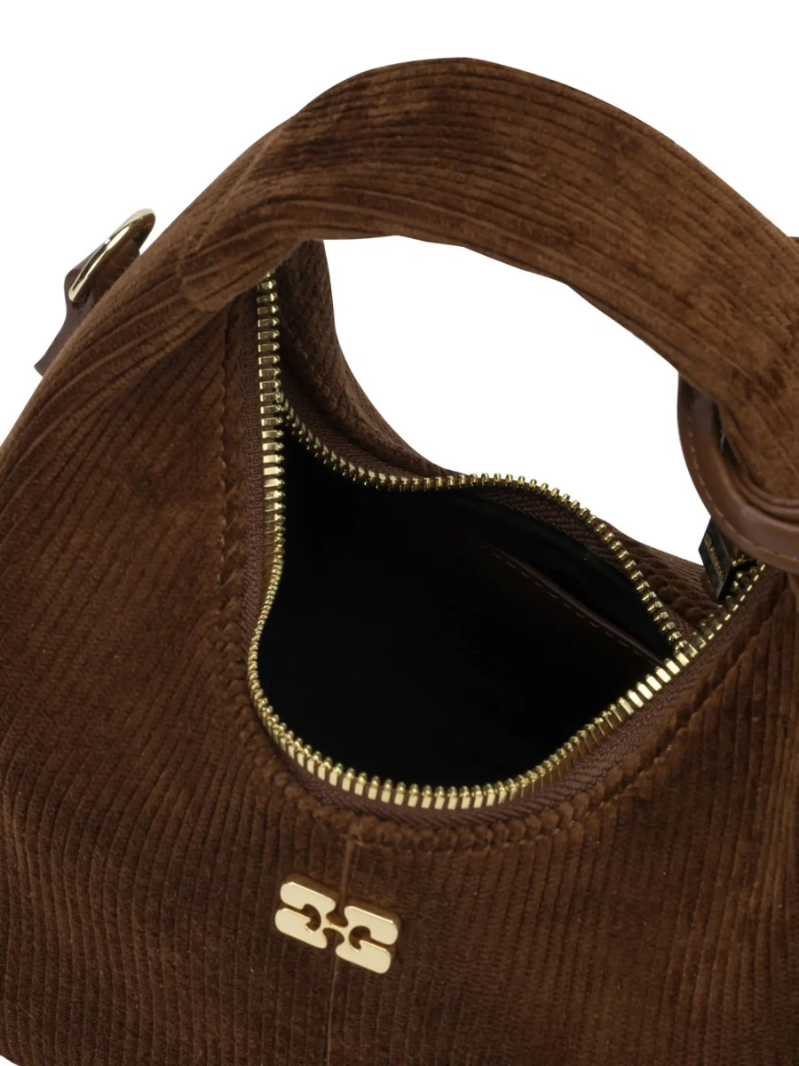 Geanta de mana "Mini Hobo Corduroy" Small Handbag - Img 5