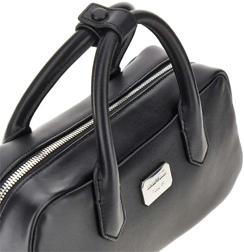 Geanta de mana Nappa leather medium bowling bag - Img 4