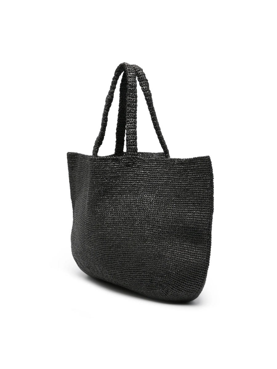 Geanta de mana Off-White jitney neagra din polyester - Img 3