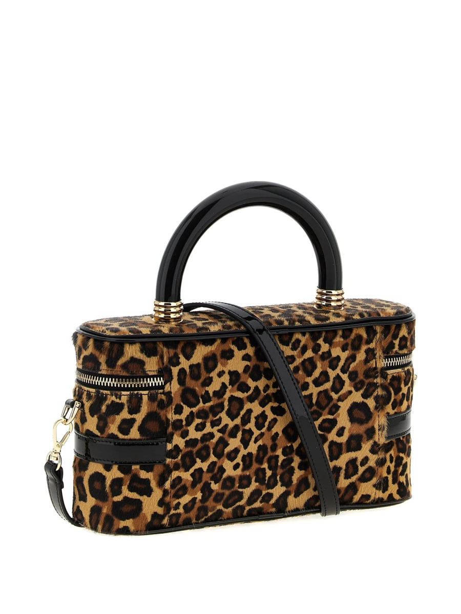 Geanta de mana Roger Vivier albastra din piele - Img 2