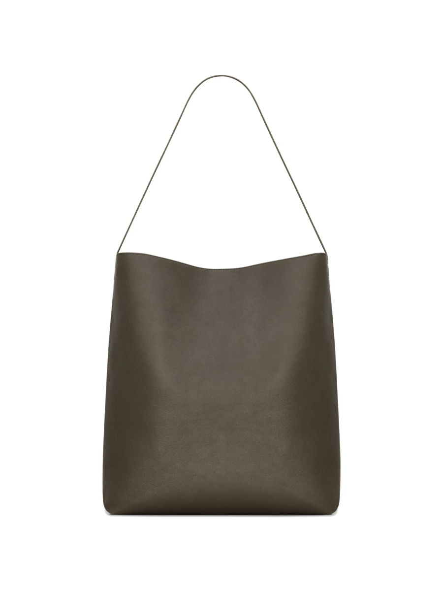 Geanta de mana Saint Laurent gri din piele - Img 2