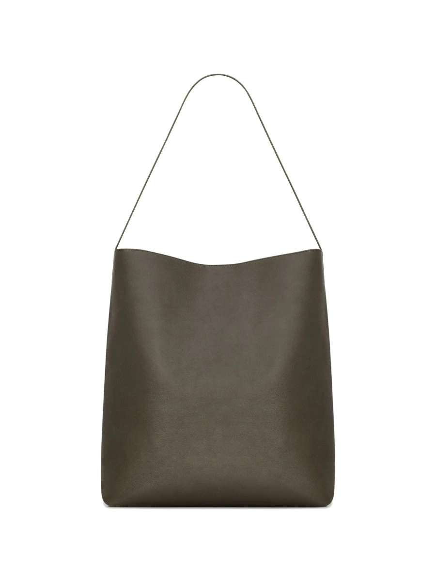 Geanta de mana Saint Laurent gri din piele - Img 2