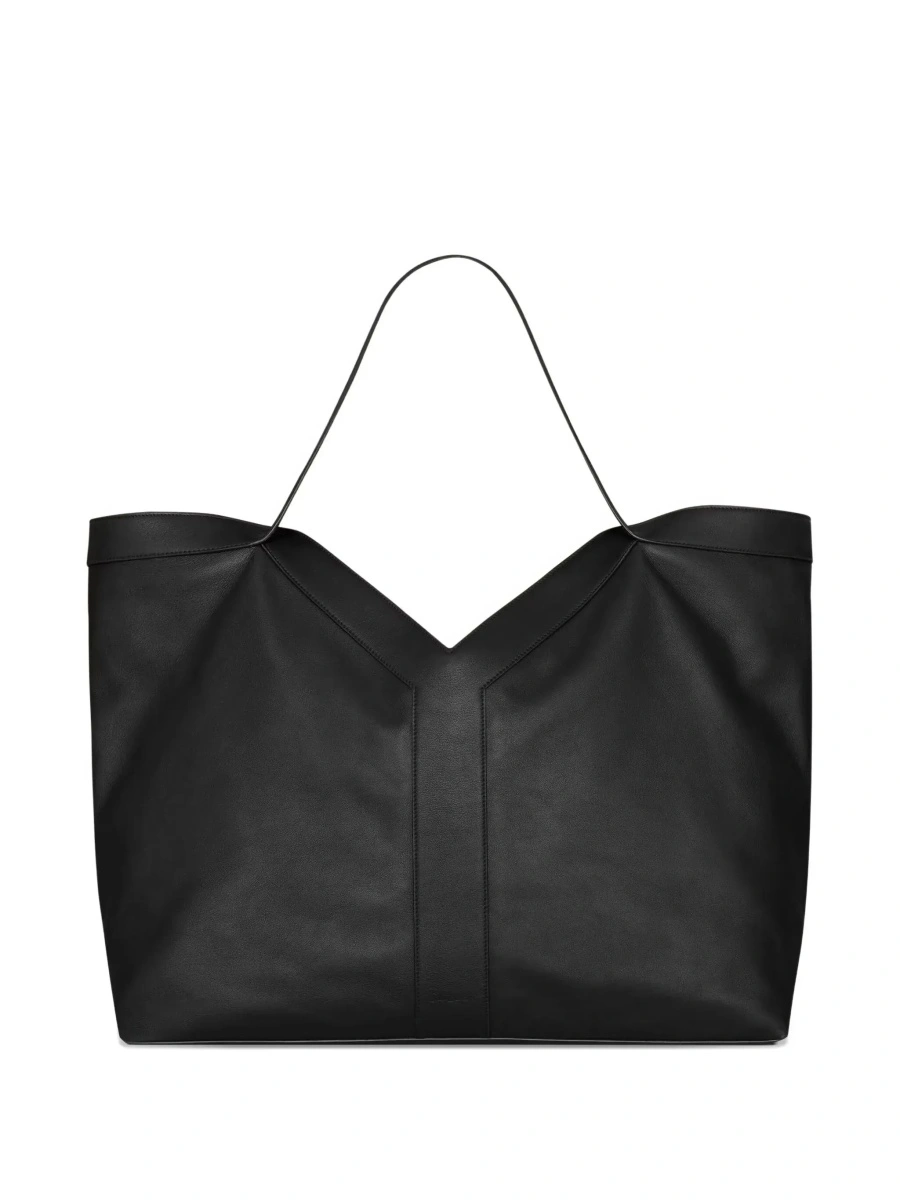 Geanta de mana Saint Laurent neagra din piele - Img 6