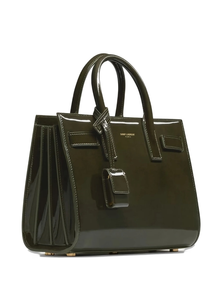 Geanta de mana Saint Laurent Sac De Jour verde - Img 3